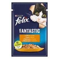 FELIX Fantastic mokra hrana za mačke s piletinom u želeu, mokra hrana za mačke