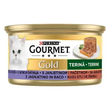 Gourmet GOLD Terrine, s janjetinom i pačetinom