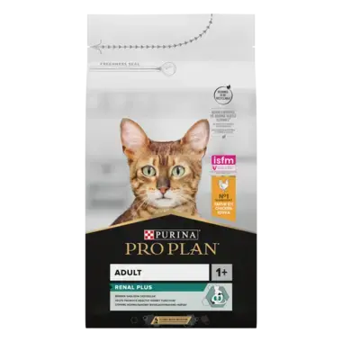 PURINA® PRO PLAN® Adult 1+ Renal Plus, bogato piletinom, suha hrana za mačke